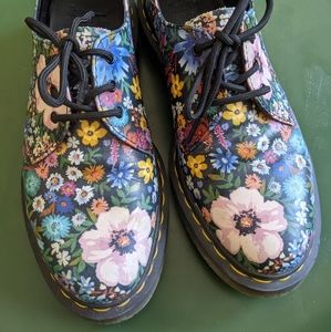 Awesome floral Dr. Marten's Oxfords